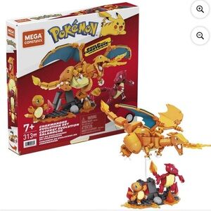 Mega Constux - Pokémon Charmander Evolution Building Set